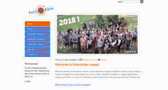 Desktop Screenshot of interactioncamps.org